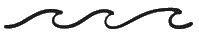 Wave Two Pack Black Decal Vinyl Sticker|Cars Trucks Vans Walls Laptop| Black |5.25 x .75 in|LLI561