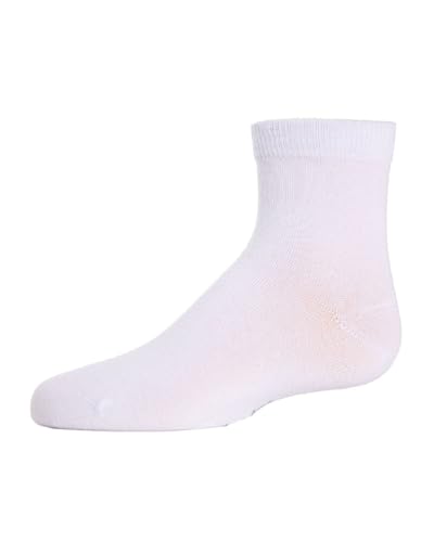 MeMoi Unisex Basics Kids Cotton Blend Ankle Socks