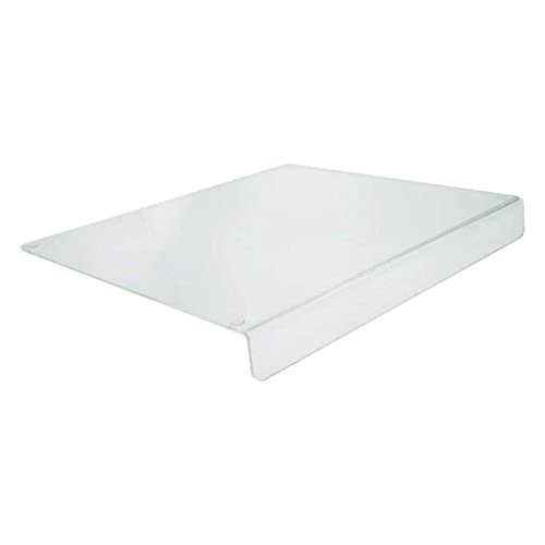 huihuay Bloques de corte acrílico antideslizante tabla de cortar transparente con borde para encimera de cocina, protector de encimera de hogar, restaurante, accesorios de cocina