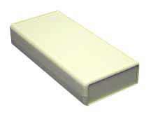 1593XGY - Plastic Enclosure, 1593 Series, Ergonomic, Recessed Top, Handheld, ABS, 140 mm, 66 mm, 28 mm (Pack of 5) (1593XGY)