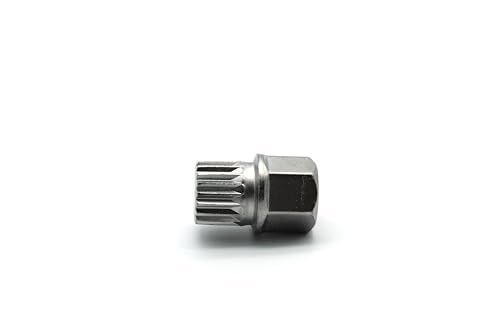 Image of TEMO Abc7 /19Pt Wheel Lock Lugnut Anti-Theft Lug Nut Screw Removal Key Socket S3057 for Vw Audi
