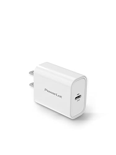 USB C Wall Charger, PowerLot PD 3.0 USB C Power Adapter 20W USB C Charger Block Fast Charger for iPhone 13 Pro Max, 13 Pro, 13 Mini, iPhone 12 Pro Max, 12 Pro, 12 Mini, iPad Pro 2021, AirPods