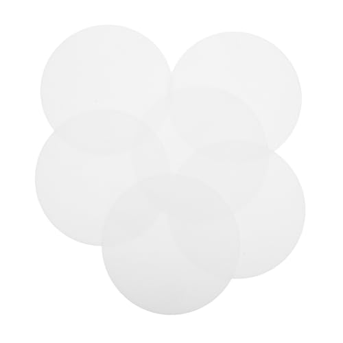 Baluue 6 piezas Cubiertas Difusoras para Luces de Techo de PC Planas y Curvas Difusores Uniformes para Lámparas LED Empotradas Accesorios de Repuesto Fáciles de Instalar
