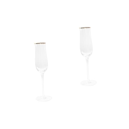 ABOOFAN 2piezas Copa De Vino De Cristal Tulipán Elegante Vaso De Cóctel Para Fiestas y Bodas Diseño Moderno y Transparente Para y Vino