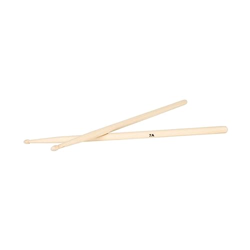 Kisangel 12 pares de baquetas de arce ligeras para jazz, para principiantes y profesionales, accesorios duraderos de percusión para todas las edades, para práctica y presentación miniatura 2