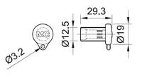 Staubli PV-BVK4- MC4 Sealing Cap Female Side (20 Pack)