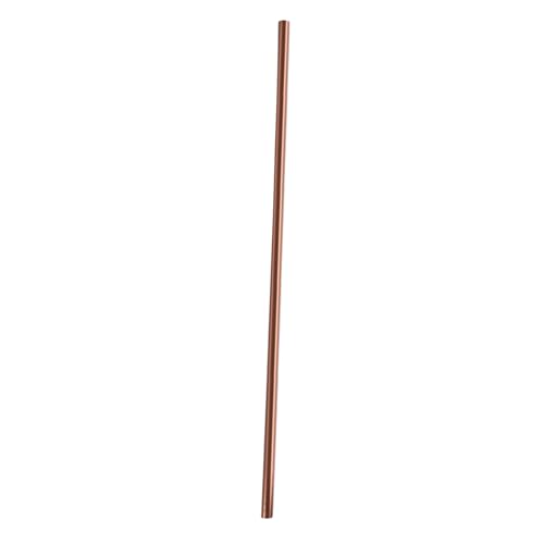 OUNONA 12mm Diameter Copper Round Tube 1.5mm Wall 500mm Length Metal Rods for Crafting