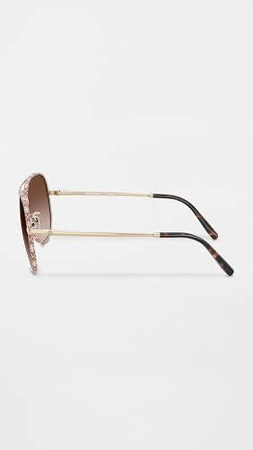 Image of Tory Burch Women's Eleanor Pilot Sunglasses