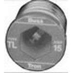 TL-25, Fuse Plug Slow Blow Acting 25A 125V Threaded Socket Plug 29.46 X 34.93mm Box UL (10 Items)