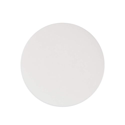 Image of StonyLab Qualitative Filter Paper Circles, 70mm Diameter Cellulose Filter Paper with 20 Micron Particle Retention Medium Filtration Speed, Pack of 100 (70mm Diameter)