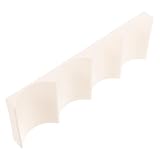 FIXOSHEE Europäisches Stapelbares Kunststoff Weinregal für Flaschen rutschfeste Display Matte Organizer für Küchenarbeitsplatte Vorratsraum und Kühlschrank Weiß