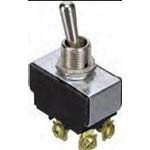 35-3060, Switch Toggle ON Off DPST Bat Lever Screw 20A 277VAC Panel Mount with Threads (5 Items)