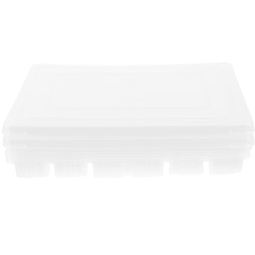 HOLIDYOYO Stackable Dumpling Box Set 10-Pack Clear Plastic