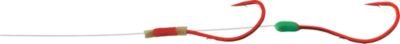 Gamakatsu Walleye LG Two Hook Rig Tackle, Size: (5 Pack) Red, 4-10