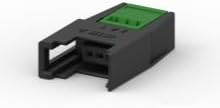 TE Connectivity/AMP Brand, 4-1746741-3-5Pack, RITS Conn. Socket Assy 3P Green