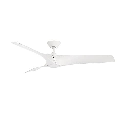 Modern Forms Zephyr Smart Indoor and Outdoor 3-Blade Ceiling Fan 52in Matte White with Adjustable CCT 2700K-3000K-4000K-5000K LED Light Kit and Remote Control works with Alexa, and iOS or Android App by Modern Forms - Image 7