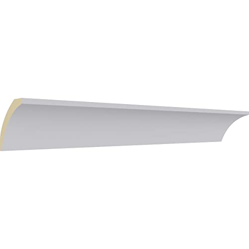 Image of Endurathane Traditional Cove Crown Moulding, 2 3 /8 inchH x 2 5 /8 inchP x 3 5 /8 inchF x 94 1 /2 inchL, Factory Primed (8-Pack)