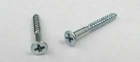 #10 x 1 1/4" Wood Screws/Phillips/Flat Head/Steel/Black Oxide / 2,000 Pc. Carton