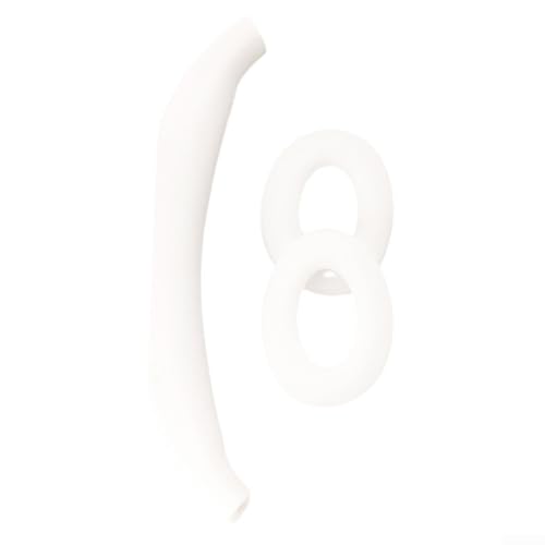 Für Boses QC45 Kopfhörer-Zubehör, weiches Silikon, Kopfbügel und Ohrpolster, Schwarz