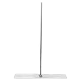 Luxshiny Grill Ascheschaber mit Ergonomischem Griff Langlebiges Edelstahl Werkzeug Geeignet für Holzkohlegrills Pizzaöfen und Kaminreinigung im Freien