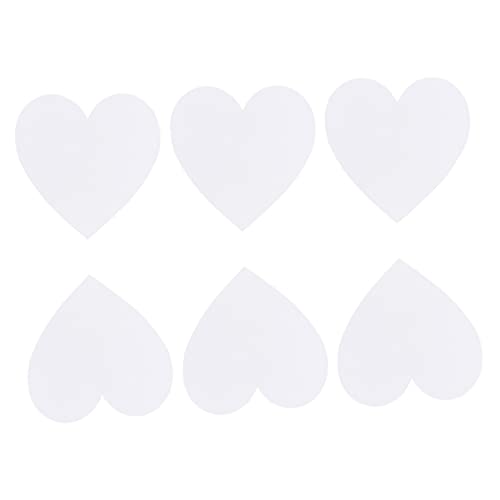 Paneles de lienzo con forma de corazón en algodón para pintura al óleo pack de 6 piezas 2