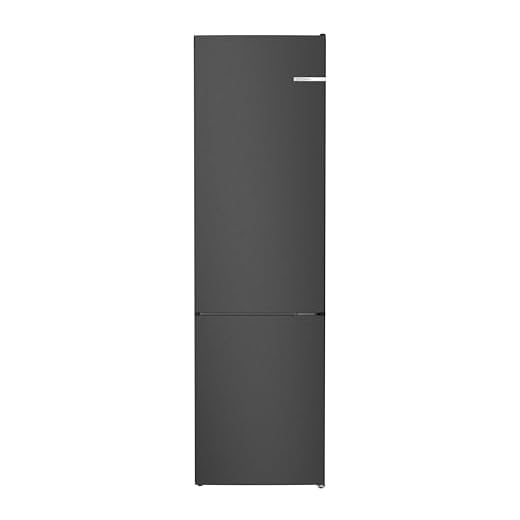 Bosch KGN392XCF Serie 4, Frigorifero combinato da libera installazione, Total No Frost, VitaFresh XXL: Spazio extra-large per i tuoi cibi freschi, PerfectFit, Luce LED, Acciaio, 203x60 cm