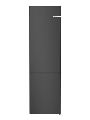Bosch KGN392XCF Serie 4, Frigorifero combinato da libera installazione, Total No Frost, VitaFresh XXL: Spazio extra-large per i tuoi cibi freschi, PerfectFit, Luce LED, Acciaio, 203x60 cm