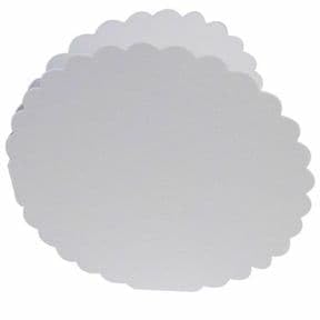 300gsm Scalloped Circle Card Blanks with 8” Envelopes