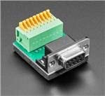 Anschlussblockschnittstellenmodule DE-9 (DB-9) Female Socket to Terminal Spring Block Adapter