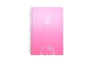 Sanrio Hello Kitty Spiral B6 PP Cover Lined Notebook Note Pad
