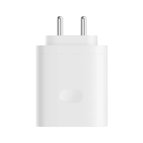 Image of 80W SUPERVOOC Fast Charger Compatible with Oppo Smartphones | Supports Dart, Dash, Warp, Vooc | for OnePlus, Realme, Xiaomi, iQOO & Samsung | Safe & Universal Charging (Cable Included)