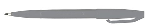 Original Pentel Fibre Tipped Pen S520 - Grey