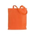 Sacs à provisions en tissu, sacs cadeaux avec poignées orange, sacs réutilisables, sacs cadeaux pour décoration d'anniversaire et de fête. Sacs non tissés (Orange, 50) Cover
