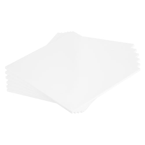 MECCANIXITY ABS Plastic Sheet 8 Inch x 8 Inch x 0.2 Inch ABS Styrene Sheets for Building Model DIY Crafts Panel White 6 Pcs