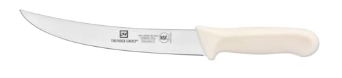 FSE SLKF413WT Breaking Knife, 8" Blade, White Polypropylene Handles, German Steel, NSF