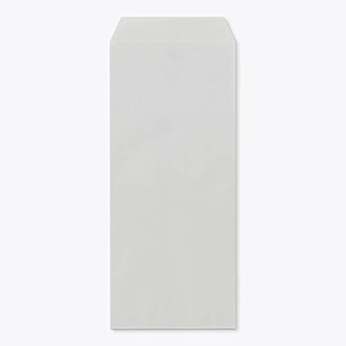 山櫻 封筒 長4 中貼 Kスカイ 紙厚70g 〒枠ナシ 100枚 / B5三折用 カラークラフト 無地 郵便番号枠なし 00517017-0100