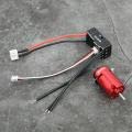 Silnik RC ESC Combo, Silnik Bezszczotkowy 1410 + 18A ESC Części Zasilania Pojazdu Akcesoria do Modeli Samochodów Produkty Zewnętrzne Zabawki Modele (Czerwony 3500KV)