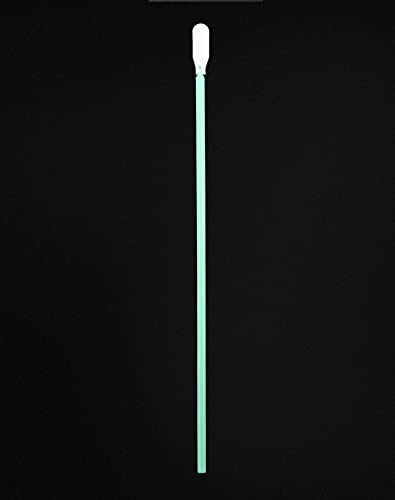 Qwork Cleaning Swab Kit, 100 Pieces 6.4" Long Handle Cleanroom Foam Tip Cleaning Swab For Firearm, Optics Lens, Camera Sensors, Electronics, Groove Space And Hard-To-Reach Area #TOP2