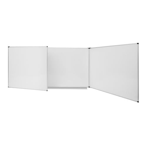 Tableau triptyque blanc émaillé Trio Maya NF 100 x 150 cm Bi-Office