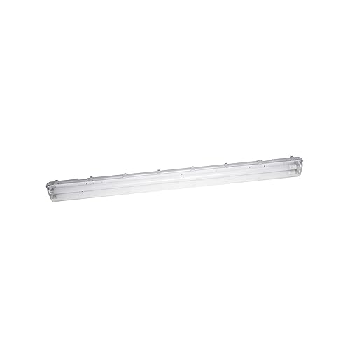 Ledvance LED Feuchtraum-Leuchte, Leuchte für Außenanwendungen, Kaltweiß, 1565 mm x 115,0 mm x 86,0 mm, SubMARINE Mit 2x Wechselbaren Led Röhren 1,5m Länge