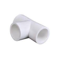 Ajay UPVC Tee, for Pipe Fitting, White (1/2 Inch, Pack of 18)