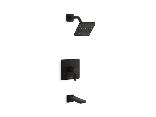 Kohler TS23502-4-BL Parallel Showerheads, Matte Black