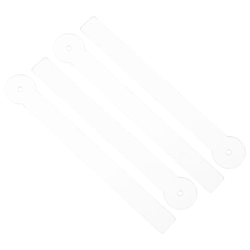 ABOOFAN Palillos de Acrílico Transparentes 4 Piezas para Pendientes y Fáciles de Usar, para Exhibición en Tiendas de Joyería Hogar