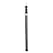 Zxpjkyu Tent Poles for Tarp Telescoping Canopy Poles Awning Poles for Garden Backpacking, Black 3m