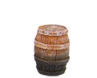 Preisvergleich Produktbild Unbekannt Miniaturfigur Modell Zubehör Weinfaß Heiliger Rupert Höhe 1,9cm