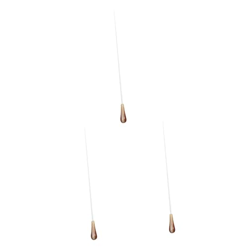 Alasum 3pcs Orchestra Music Orchestra Conducting Music Conductor Musical Instrument White