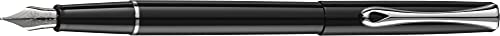 Stylo-plume Diplomat Traveller noir et or fin, l'élégance de l'écriture manuscrite