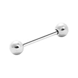 [HSP] ストレート バーベル 14G 軸長14mm ボール5mm ボディ ピアス 316L サージカル ステンレス メンズ レディース