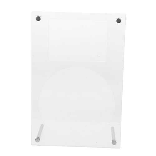 HOOTNEE Acrylic CD Display Stand Rack Clear Photo Storage Holder for Dvds Cards Compact Design for Home Office Versatile Clear Display Frame for Photos Memorabilia