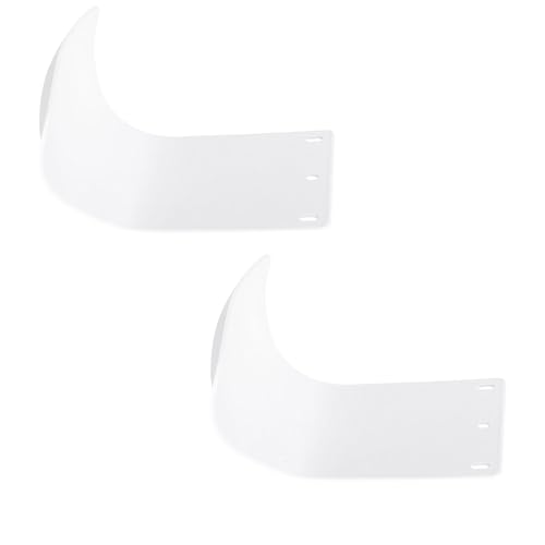 Beavorty Dispensador de Jabón Montado en Pared 2 Piezas Bandejas Antiderrames Blancas Abs, Soporte Práctico para Espuma, Adecuado para Baño, Oficina y Uso Público